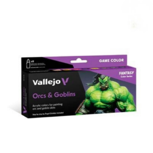 Vallejo 72192 - Game Color  / 8 colors set - Orcs & Goblins 18 ml