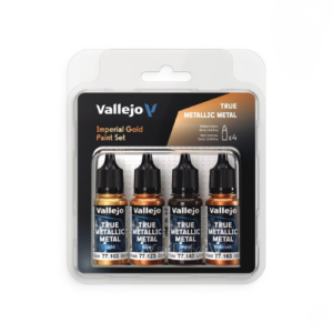 Vallejo 77252 Imperial Gold Paint Set