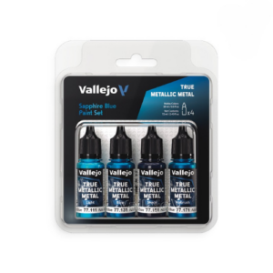 Vallejo 77256 Sapphire Blue Paint Set