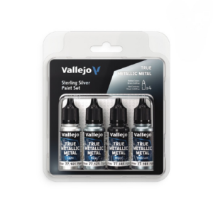 Vallejo 77251 Sterling Silver Paint Set