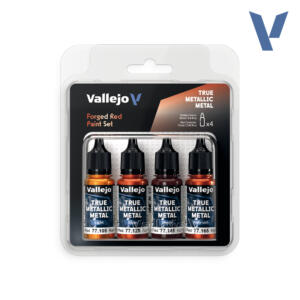 Vallejo 77260 Forged Red Paint Set