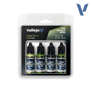 Vallejo 77266 Amber Green Paint Set