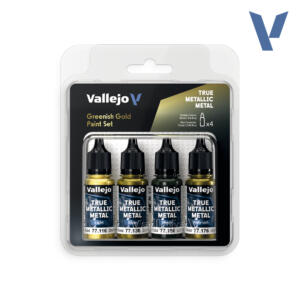 Vallejo 77267 Greenish Gold Paint Set