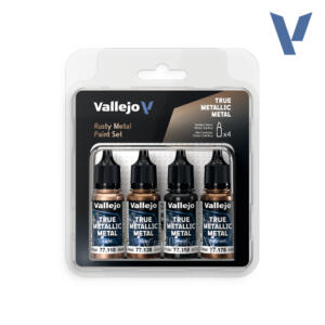 Vallejo 77269 Rusty Metal Paint Set
