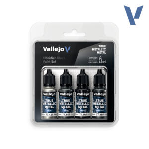 Vallejo 77270 Obsidian Black Paint Set